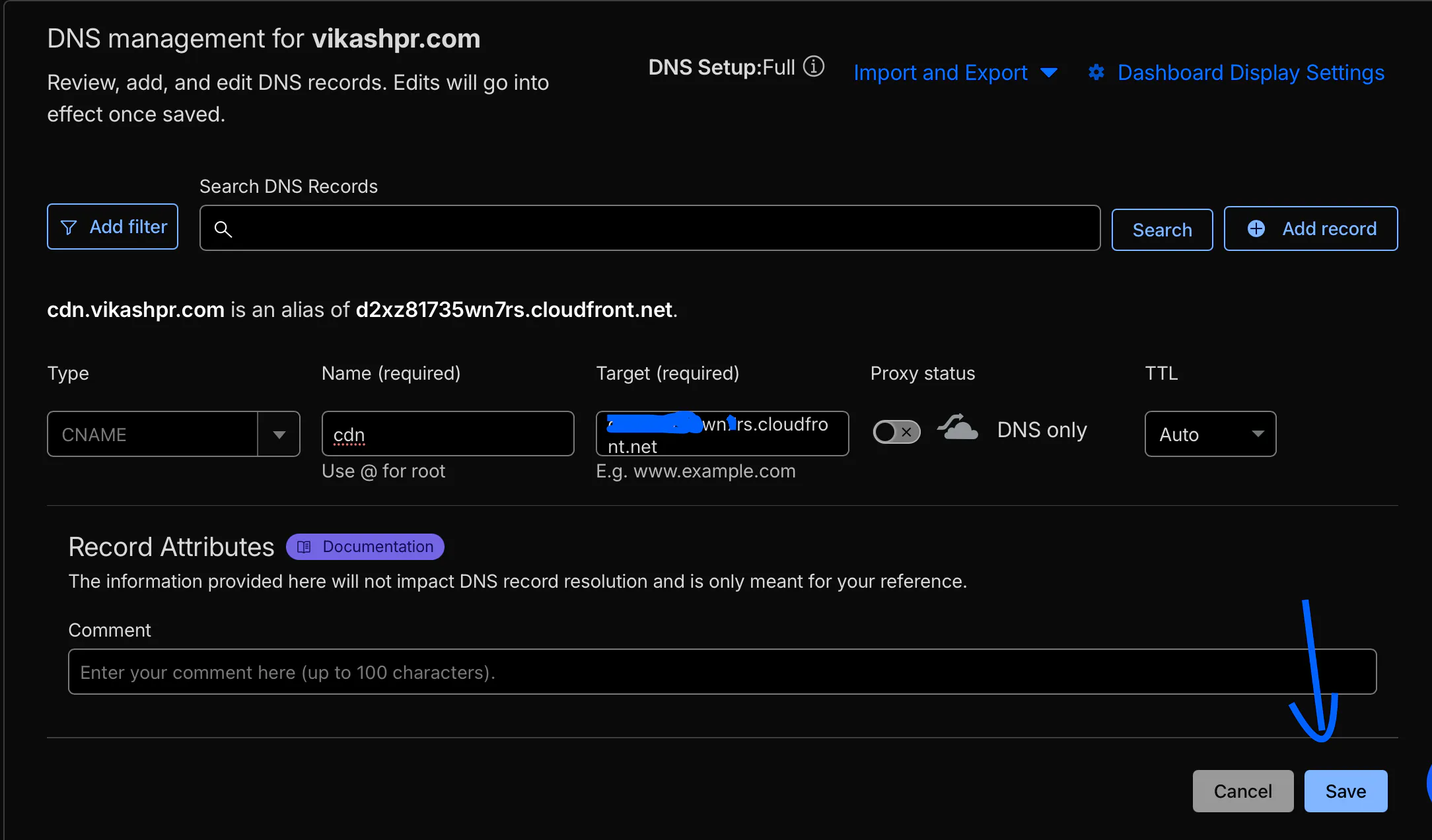 add-subdomain-in-dns-manager