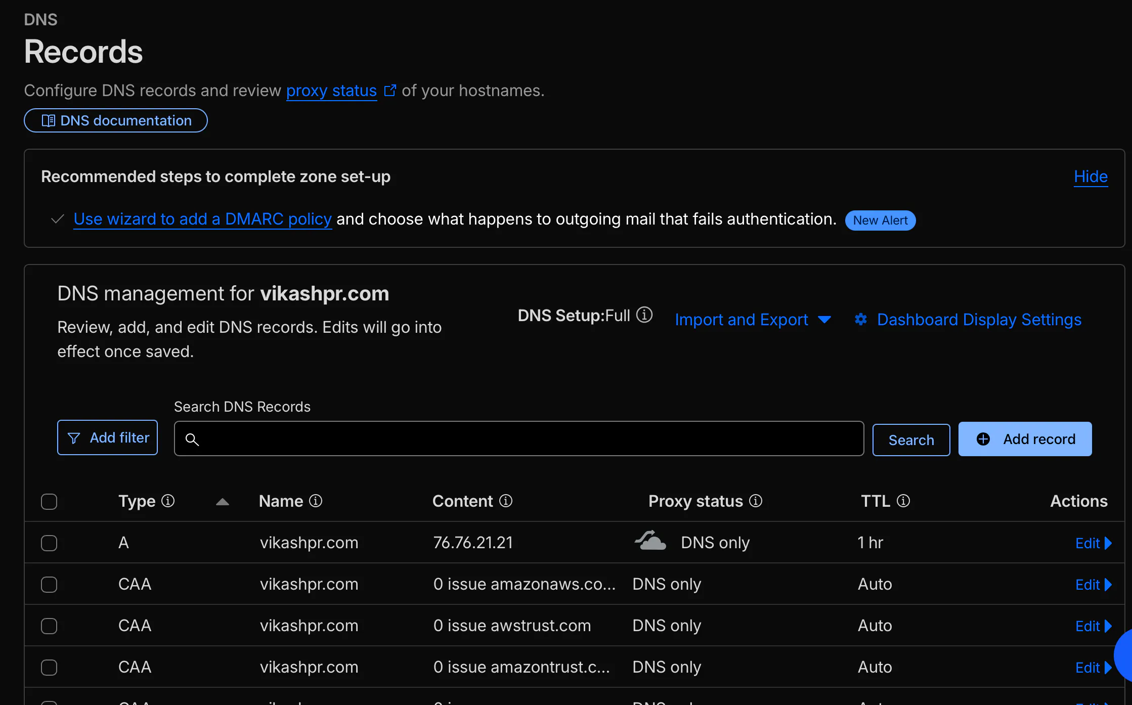 cloudfront-add-new-records