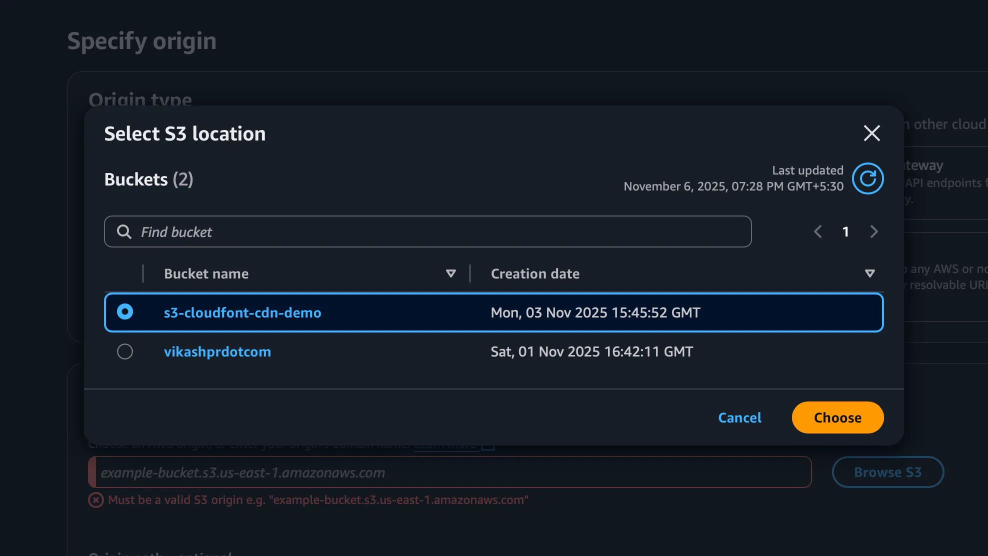 create-cloudfront-distribution-select-s3-origin